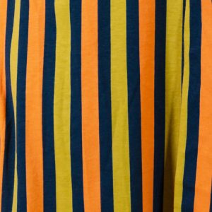 Opal Plus Size Dress - Navy Chartreuse Stripe - 图片 4