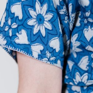 Aimee Maxi Dress - Indigo Heart Floral - Image 3