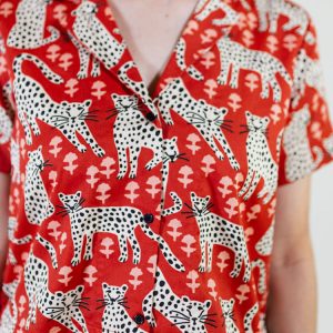 Camp Shirt - Poppy Leopard - Image 4