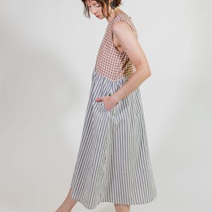 Lilah Dress - Gingham Stripe Mix - Image 1