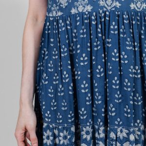 Lorelei Tiered Dress - Indigo Trio - Image 7