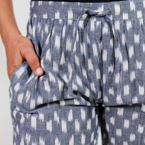 Miller Easy Pant - Blue Ikat - 图片 3