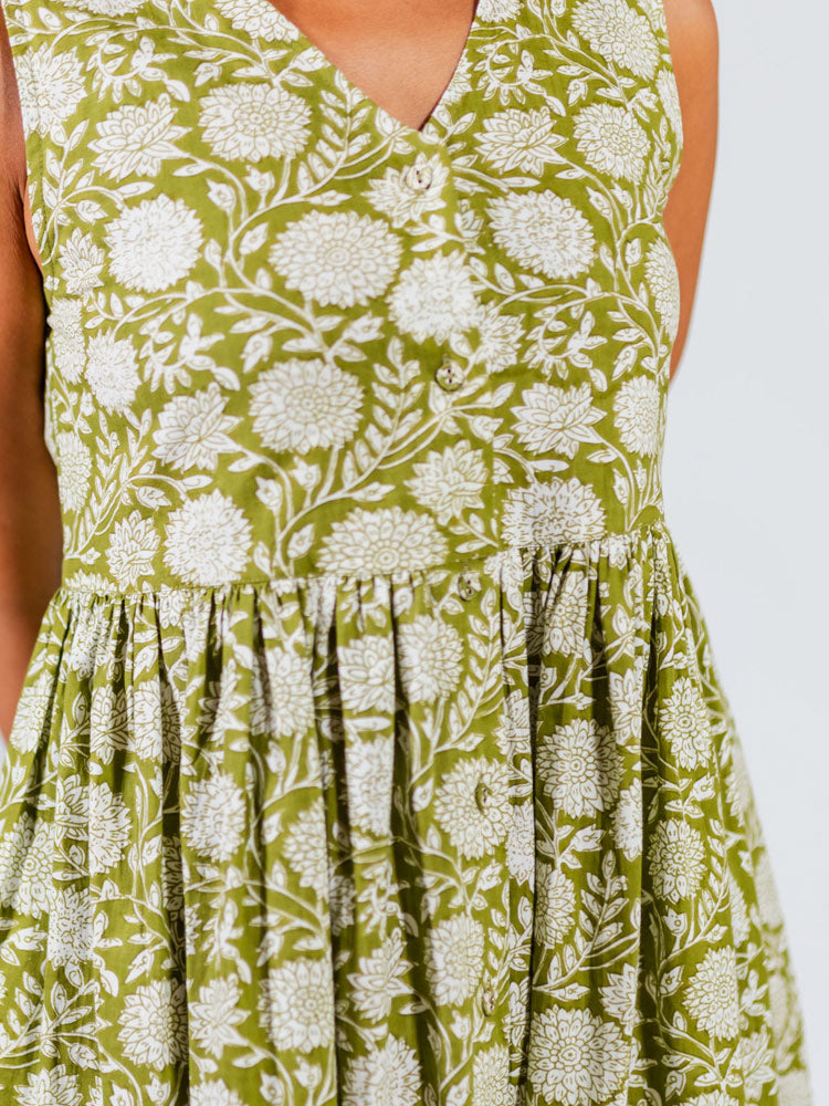 Olivia Dress - Pear Floral - Image 3