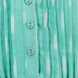 Pintucked Away Dress - Aqua Ikat - 图片 5