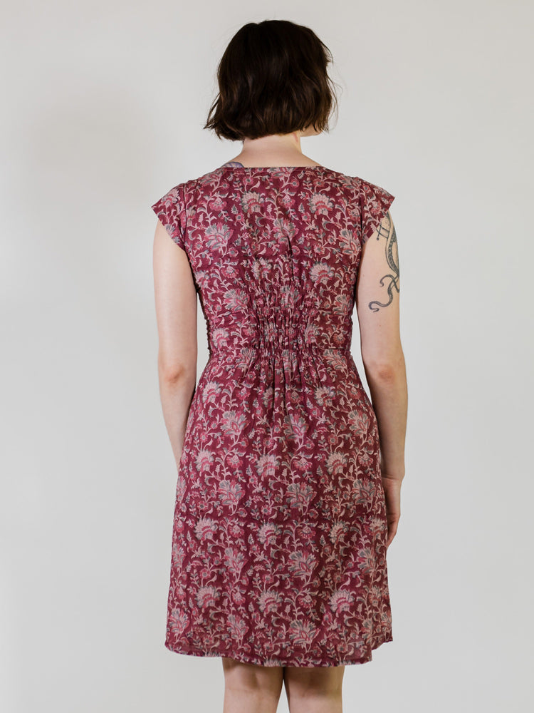 Artsy Traveler Dress - Magenta Vine - Image 5