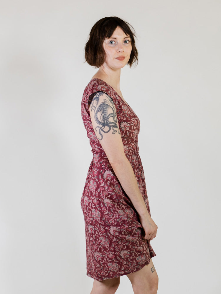 Artsy Traveler Dress - Magenta Vine - Image 6