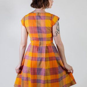 Devonshire Dress - Sunset Plaid - 图片 4