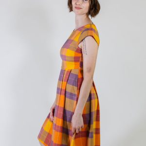 Devonshire Dress - Sunset Plaid - 图片 5