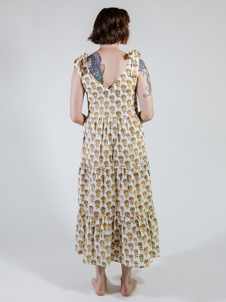 Lorelei Tiered Dress - Marigold - 图片 15