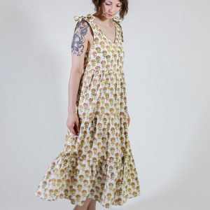 Lorelei Tiered Dress - Marigold - 图片 7