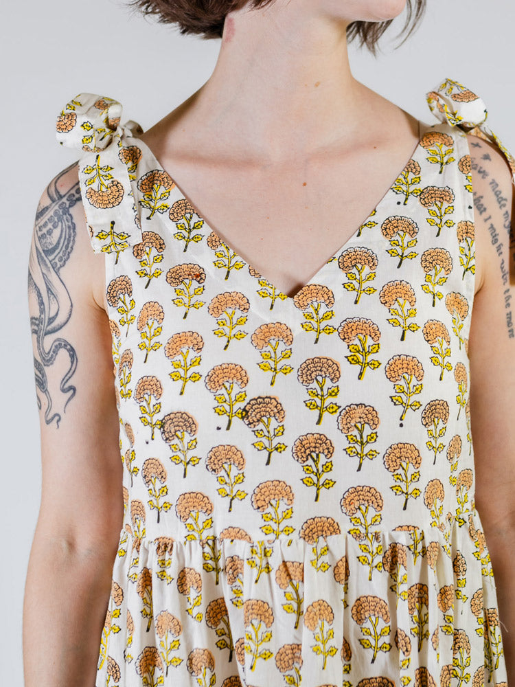 Lorelei Tiered Dress - Marigold - 图片 13