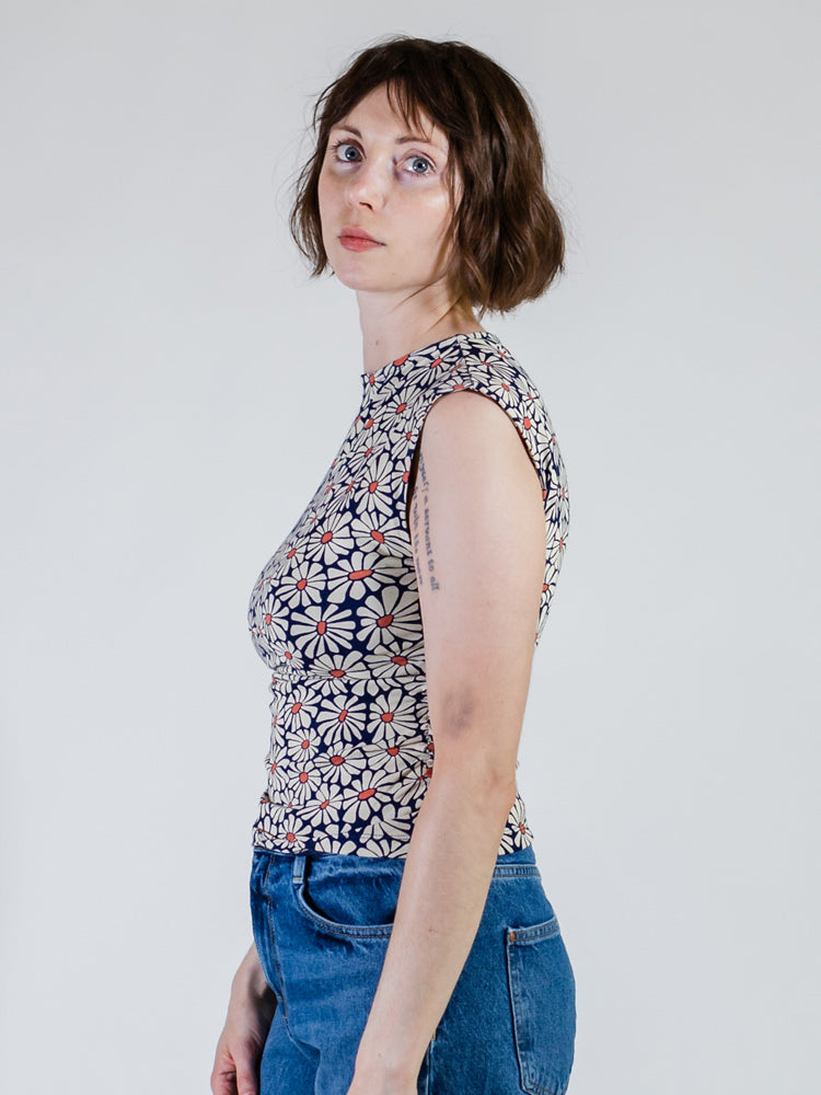 Ruched Top - Matisse Navy - Image 7