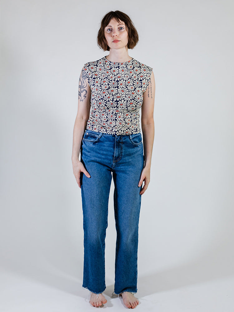 Ruched Top - Matisse Navy - Image 5