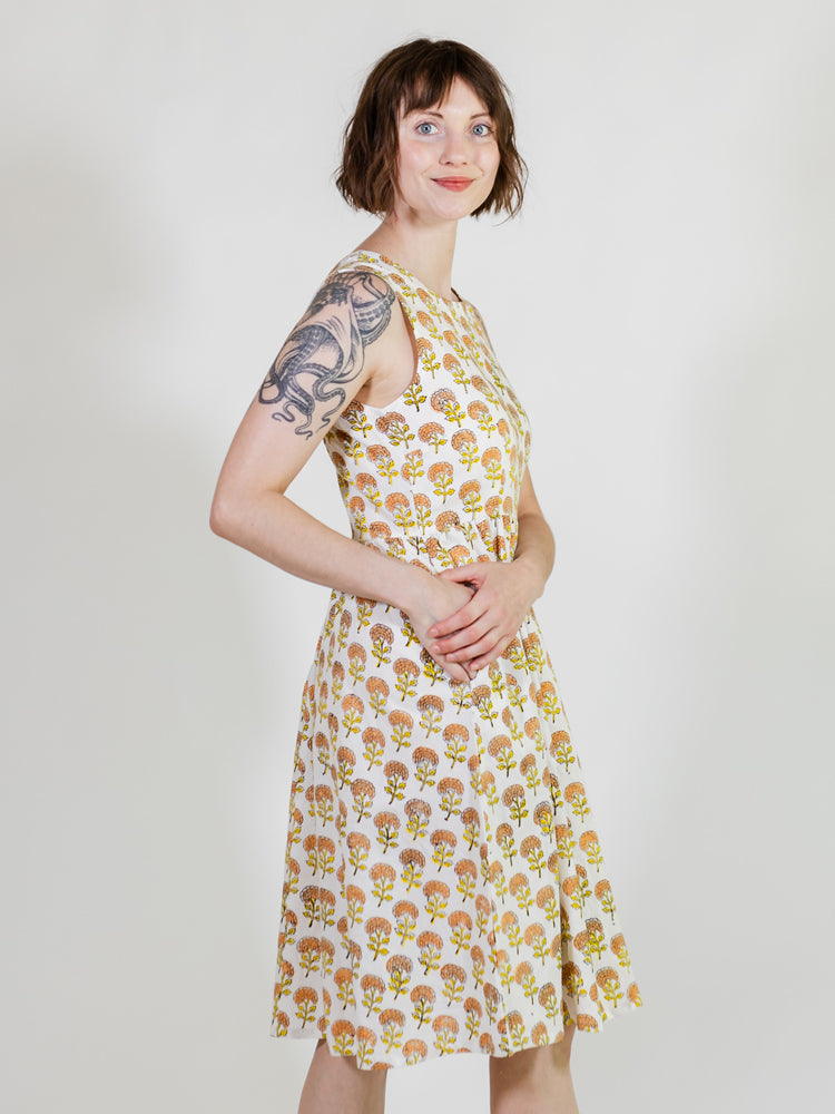 Sydney Sleeveless Dress - Marigold - Image 3