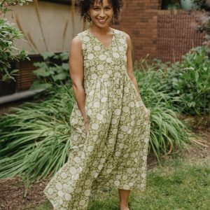 Olivia Dress - Pear Floral - Image 2