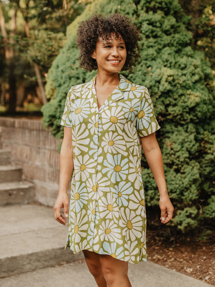 Camp Dress - Pear Flowers - Image 1