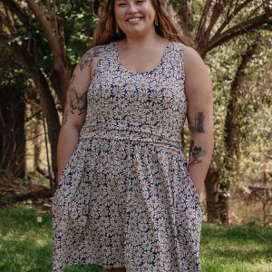 Asheville Plus Size Dress - Matisse Navy - Image 1