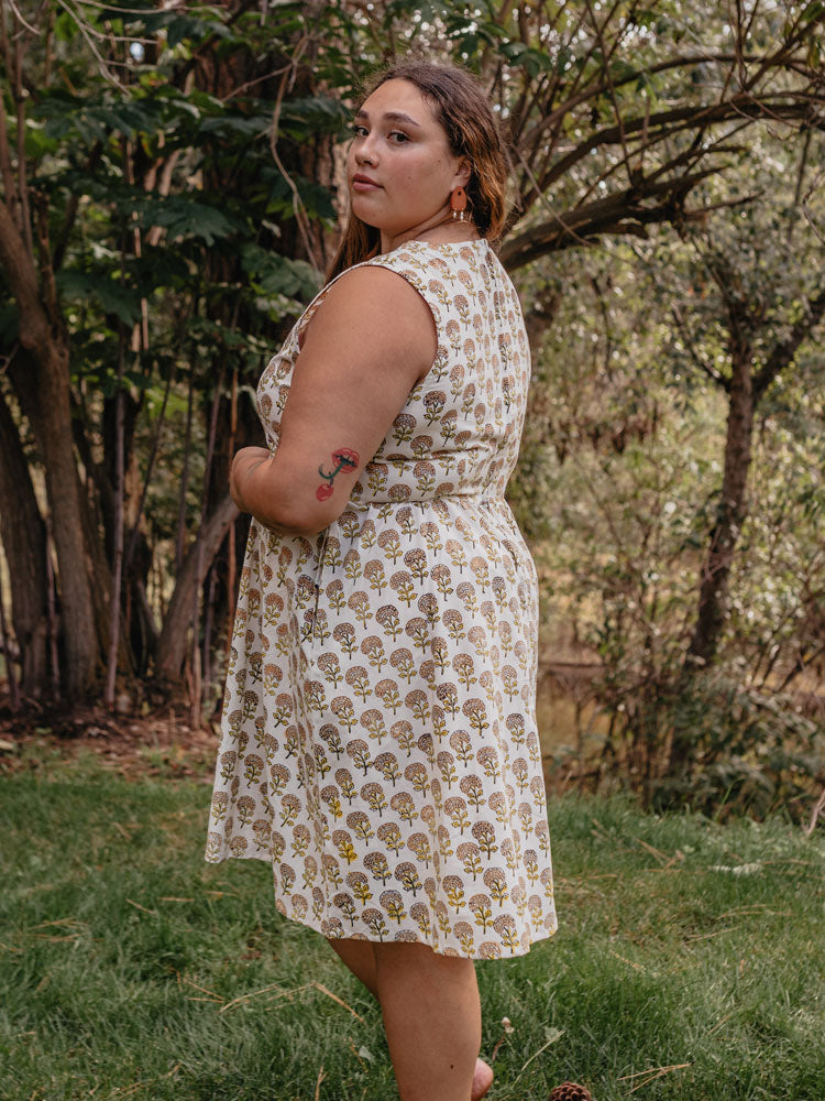 Sydney Sleeveless Plus Size Dress - Marigold - Image 2