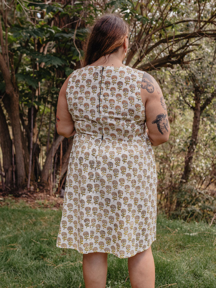 Sydney Sleeveless Plus Size Dress - Marigold - Image 3