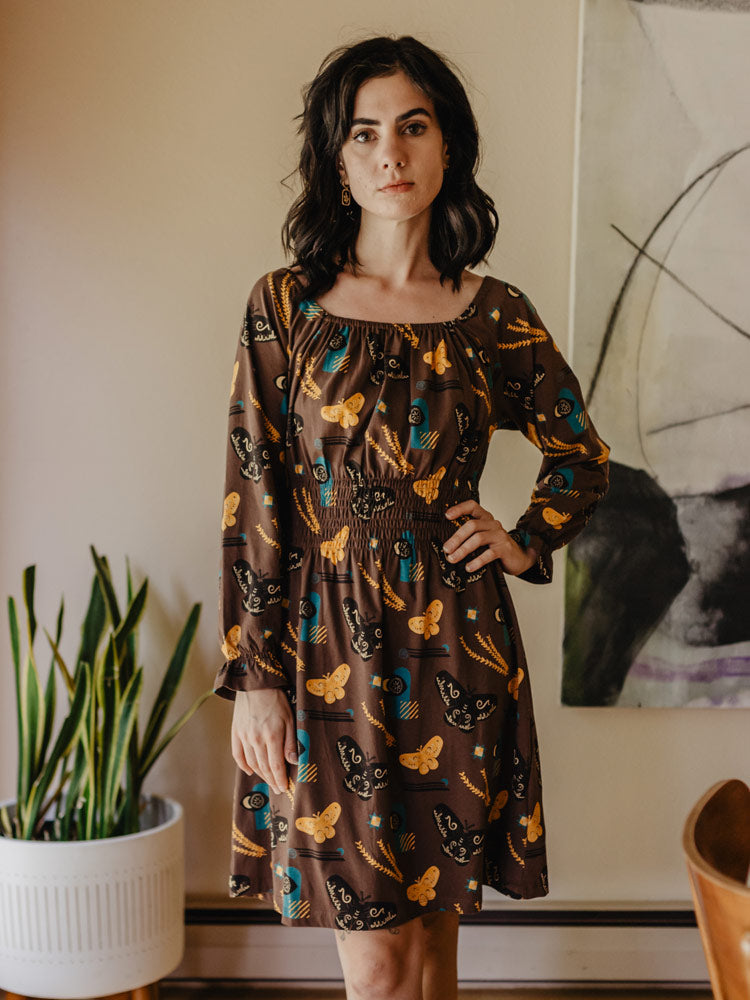 Juliet Mini Dress - Autumn Quilt - Image 3