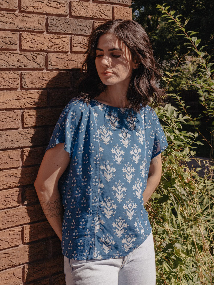 Cara Top - Indigo Mix - Image 2