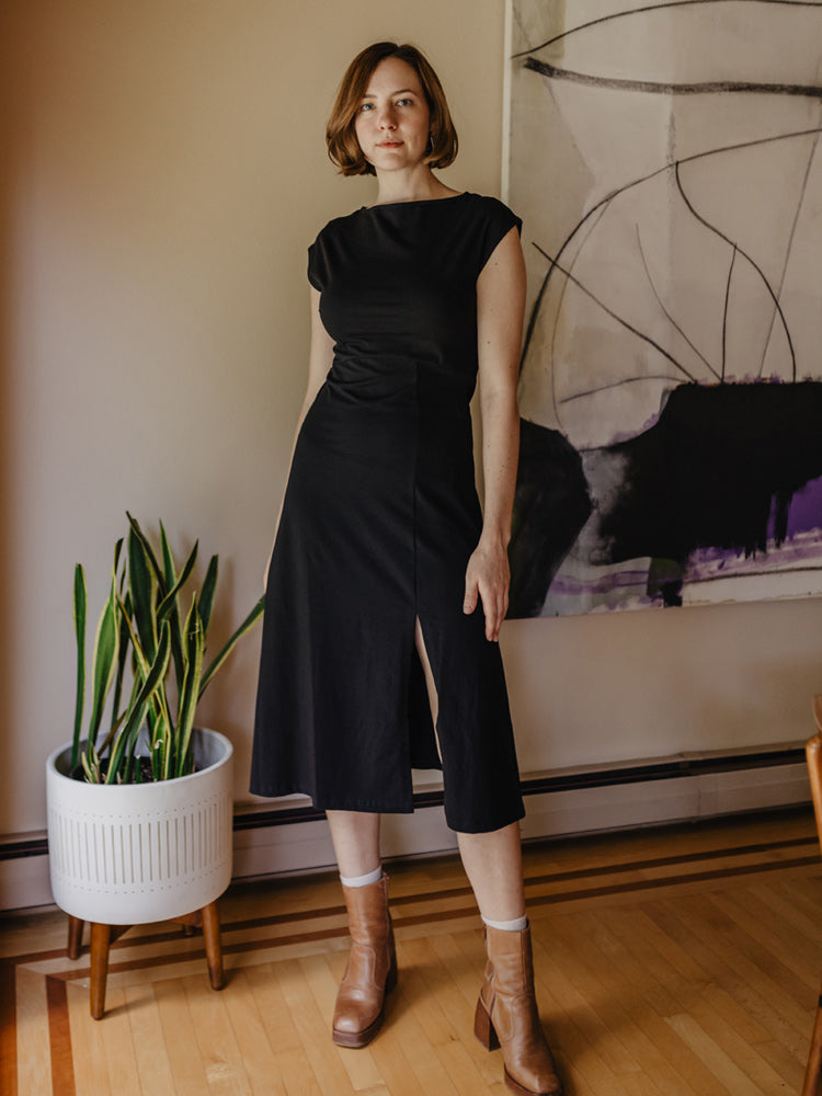 Elise Sheath Dress - Black - 图片 3