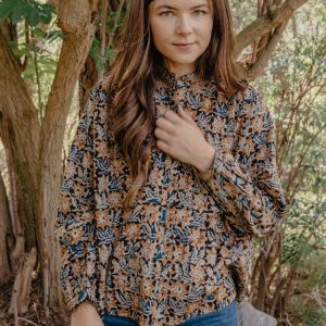 Stella Top - Sunflower Black - Image 1