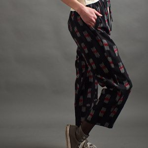 Miller Easy Pant - Black Ikat - 图片 2
