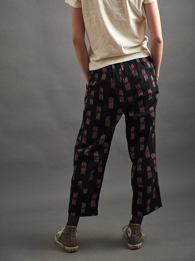 Miller Easy Pant - Black Ikat - 图片 3