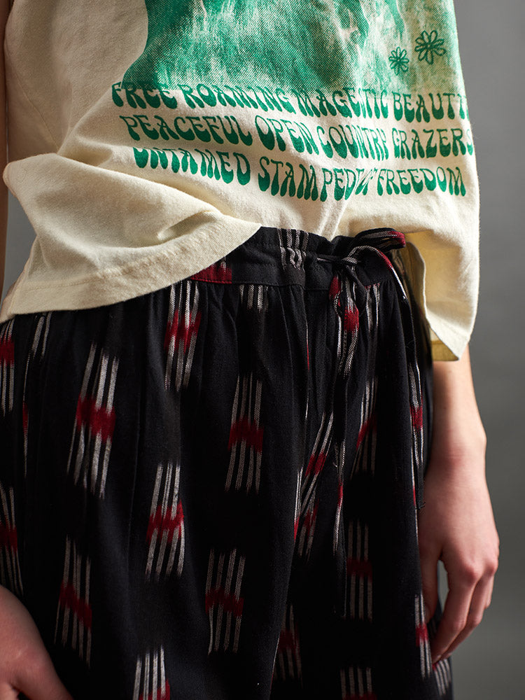 Miller Easy Pant - Black Ikat - 图片 4