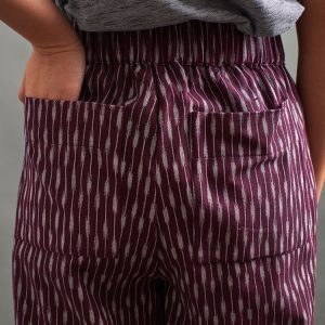 Rosie Pant - Plum Ikat - 图片 4