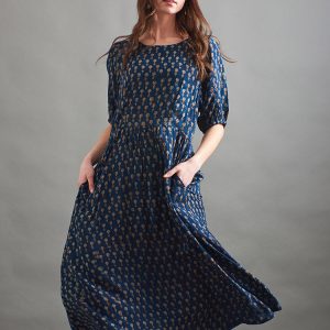 Sydney Midi Dress - Midnight Mini Floral - Image 1
