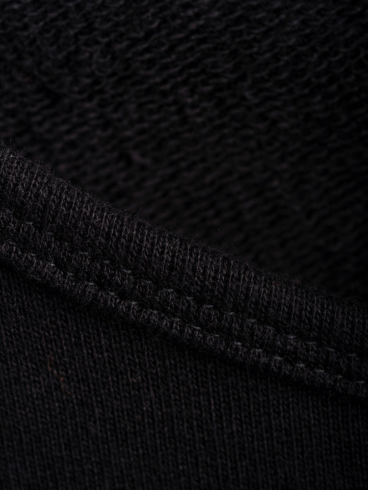 Sweatshirt Dress - Black Loop Knit - Image 4