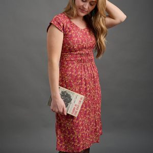 Artsy Traveler Dress - Berry Poppy - Image 7