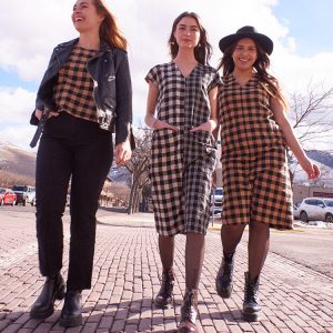 Padma Pocket Dress - Black and Tan Mix - 图片 7