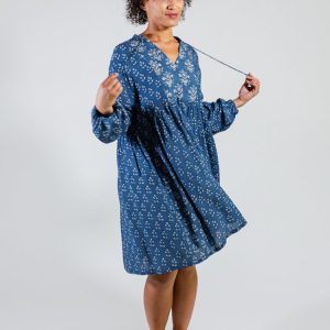 Sohla Mini Dress - Indigo Mix - Image 5