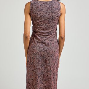 Danica Wrap Dress - Tree Rings Blue - 图片 8