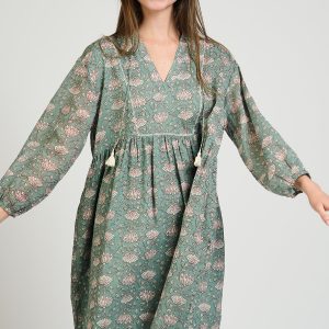 Sohla Mini Dress - Aegean Teal Floral - Image 5