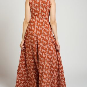 Vero Maxi Dress - Leopard Sienna - Image 5