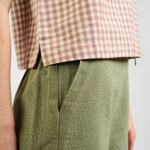 Larisa Short - Olive Chambray - 图片 3