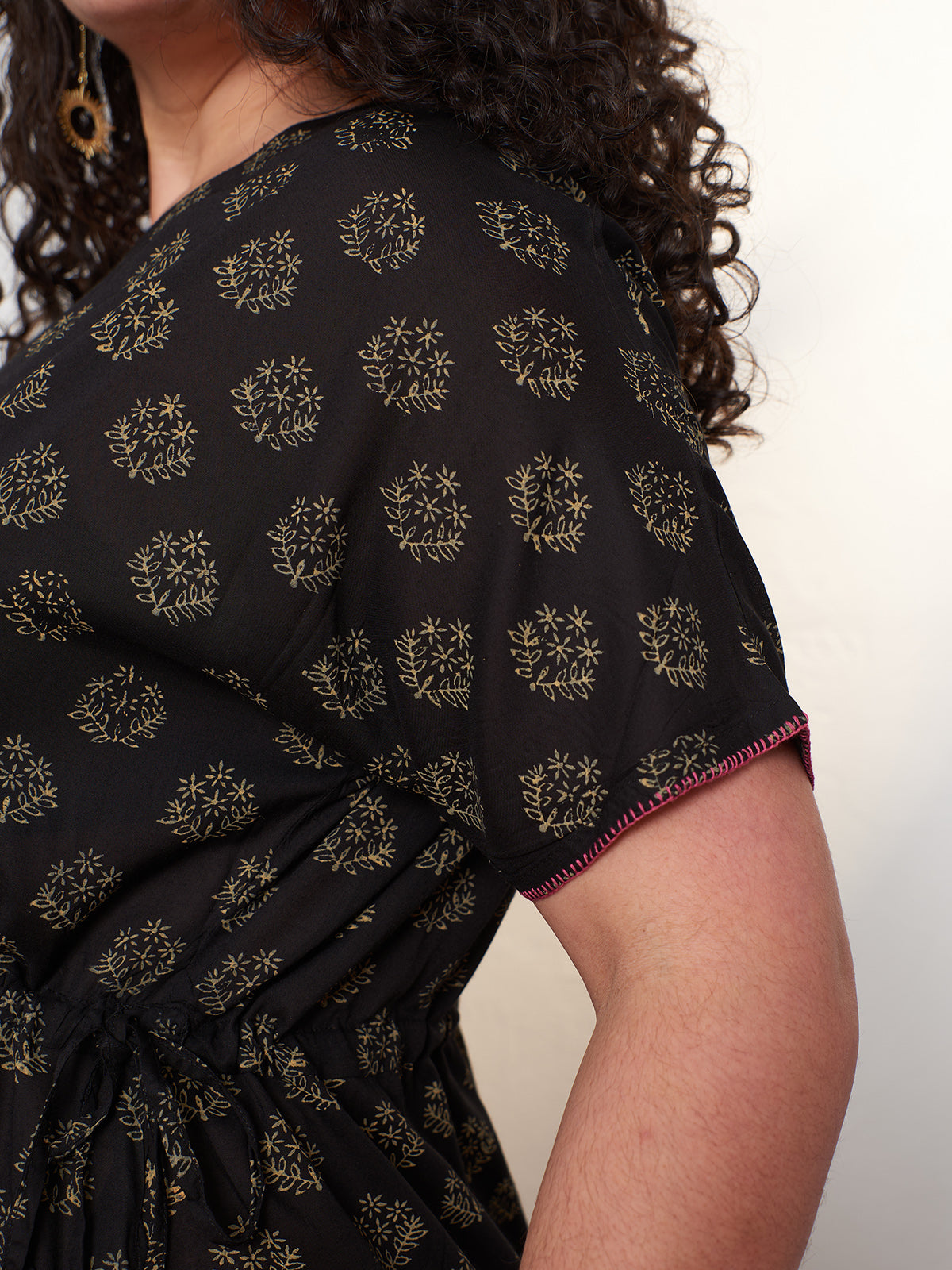 Aimee Maxi Dress - Floral Stamp Black - Image 11