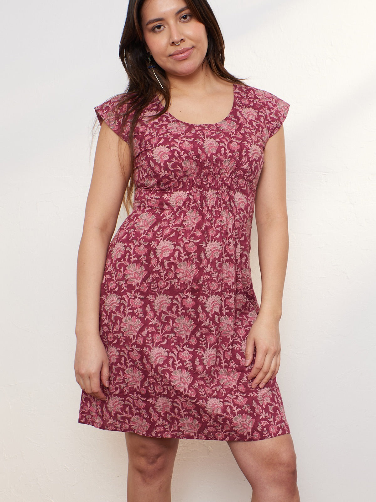 Artsy Traveler Dress - Magenta Vine - Image 1
