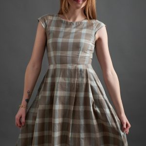 Devonshire Dress - Sterling Plaid - 图片 3