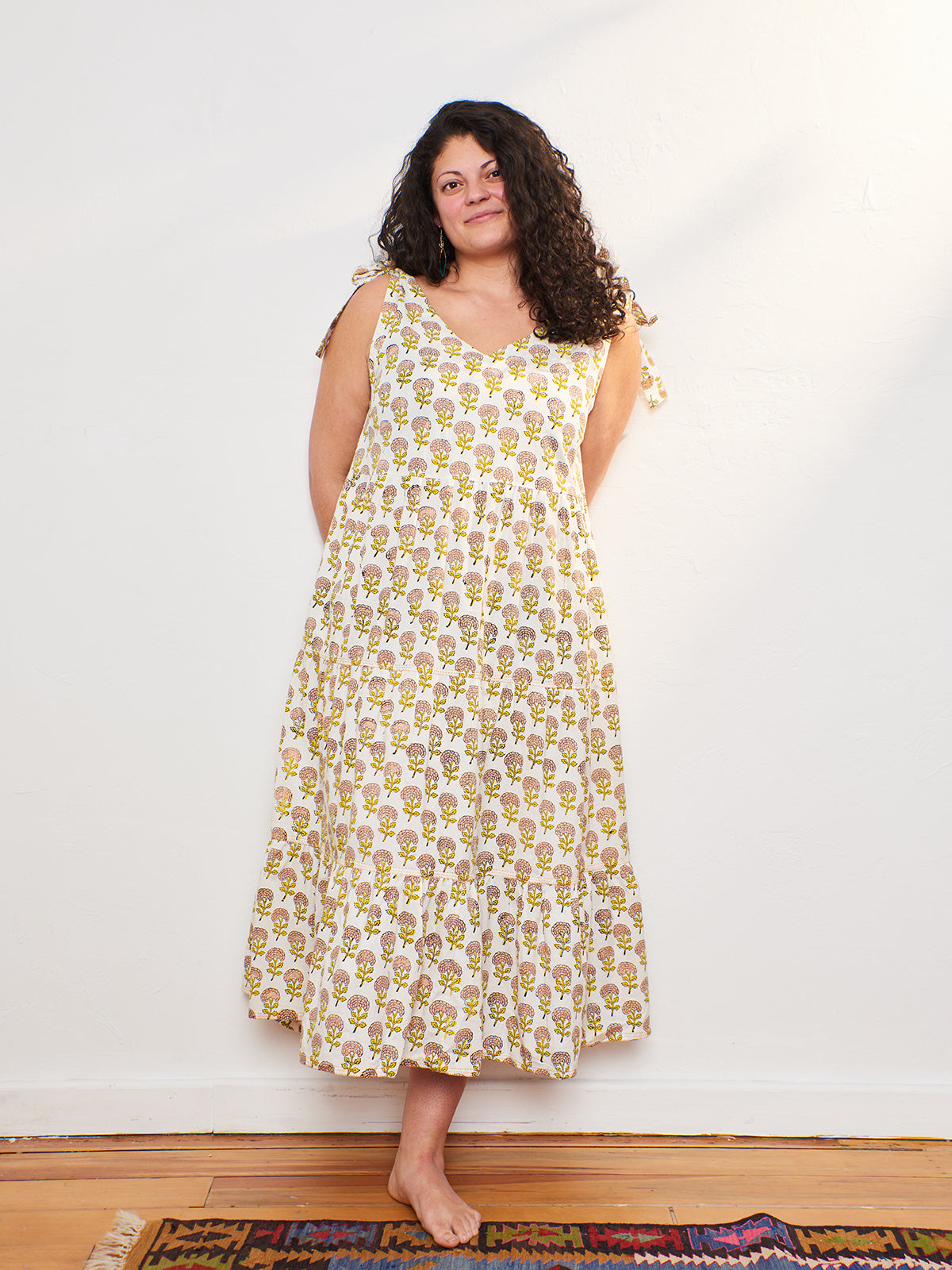 Lorelei Tiered Dress - Marigold - 图片 11