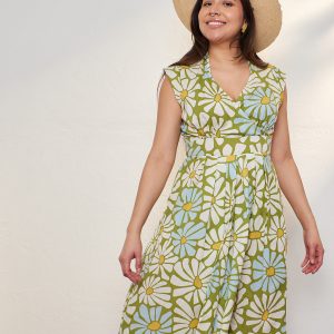 Lucille Dress - Pear Flowers - Image 1