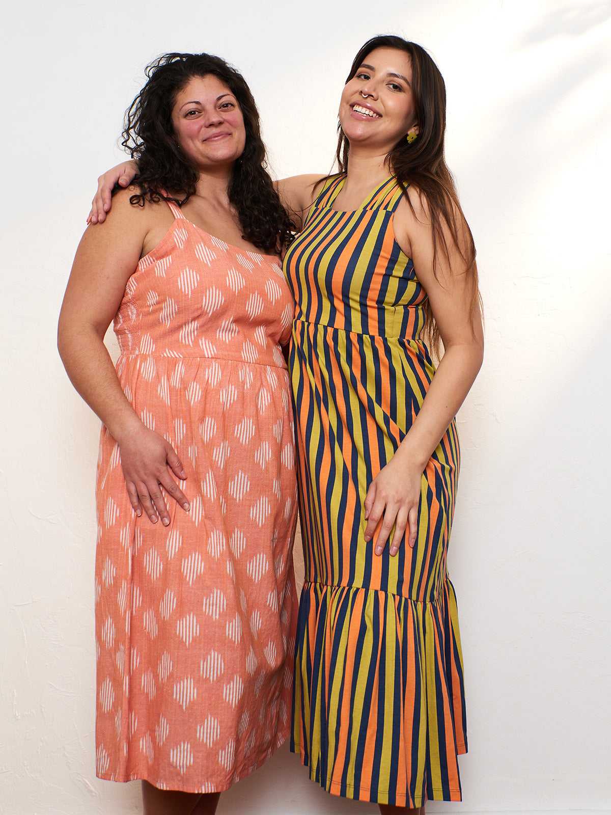 Provence Midi Dress - Peach Ikat - 图片 11