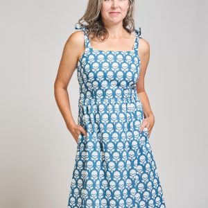 Provence Dress - Marigold Blue - 图片 3