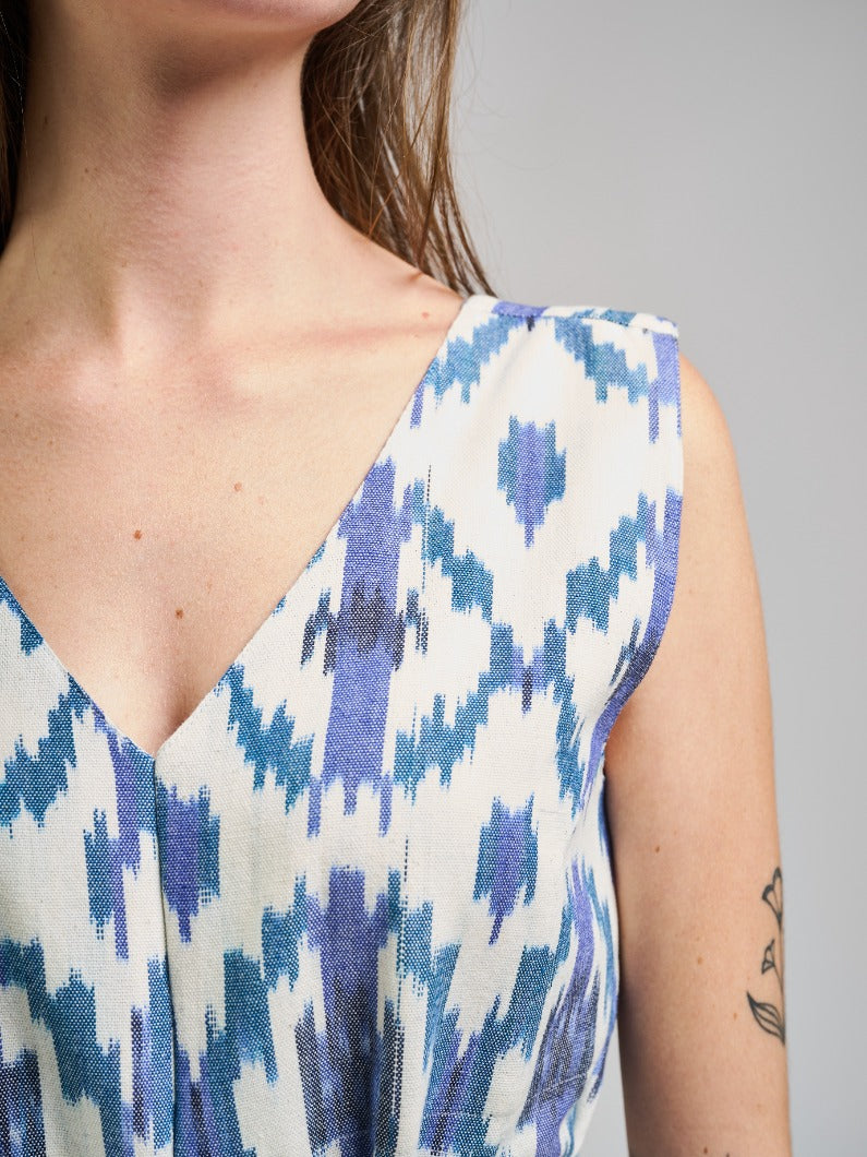 Jana Jumpsuit - Seashore Ikat - Image 9