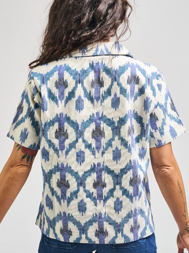 Camp Shirt - Seashore Ikat - Image 4