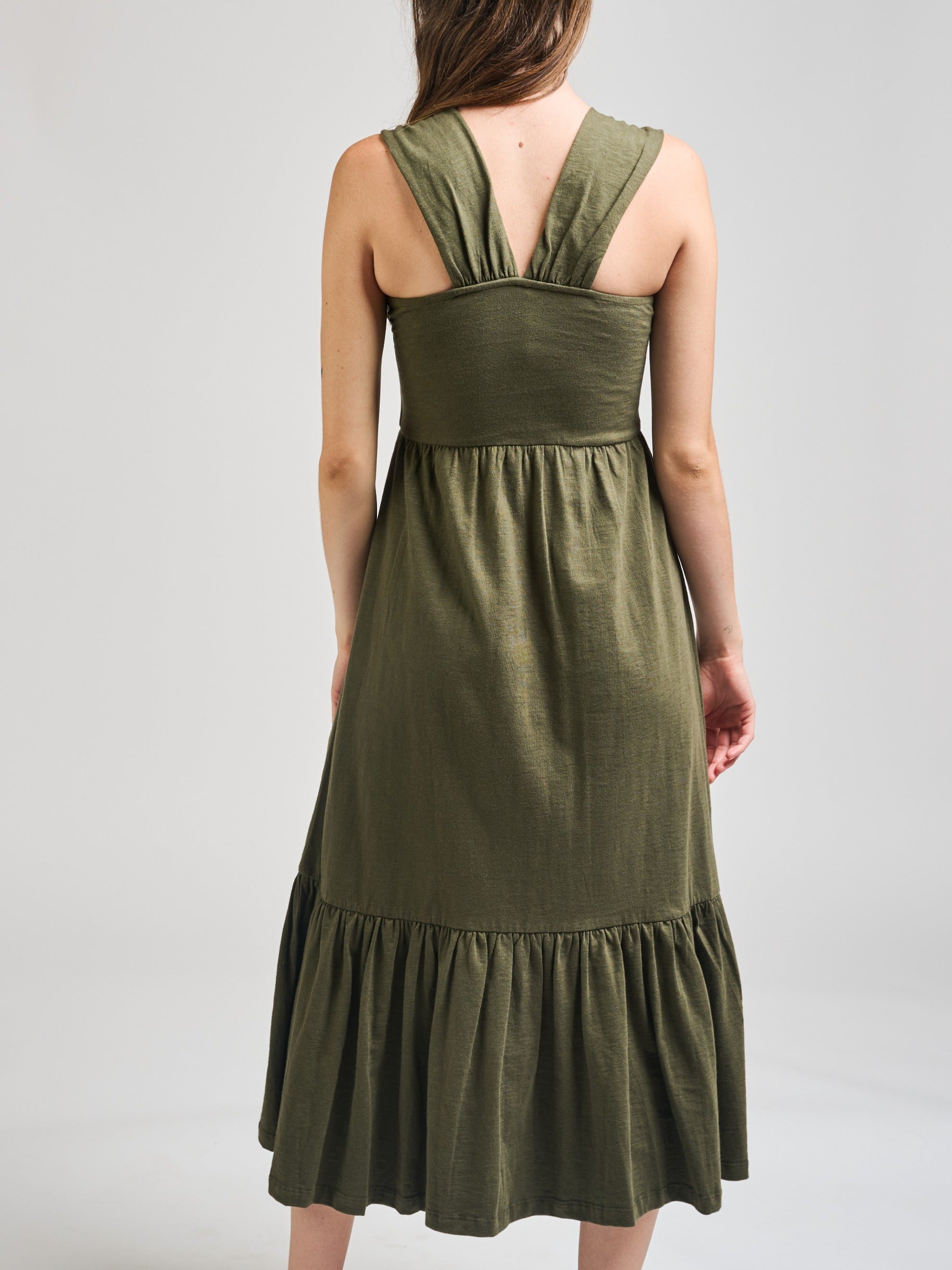 Opal Dress - Olive - 图片 5